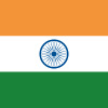 インドの国旗のアイコンマーク