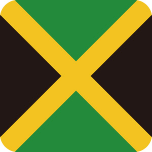 ジャマイカの国旗のアイコンマーク