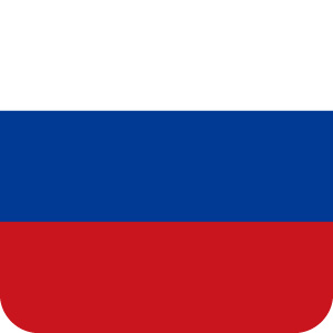ロシアの国旗のアイコンマーク
