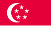 シンガポールの国旗のアイコンマーク