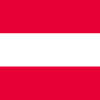 オーストリアの国旗のアイコンマーク