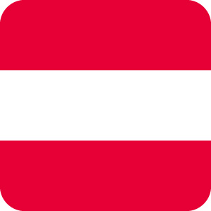 オーストリアの国旗のアイコンマーク