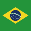 ブラジルの国旗のアイコンマーク