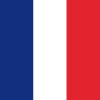 フランスの国旗　アイコンマーク