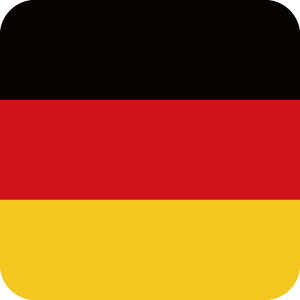 ドイツの国旗　アイコンマーク