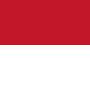 インドネシアの国旗のアイコンマーク