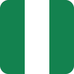 ナイジェリアの国旗のアイコンマーク