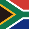 南アフリカの国旗のアイコンマーク