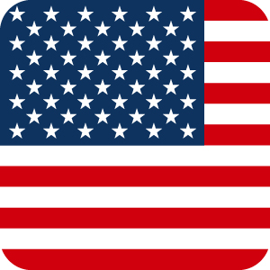 アメリカ・USAの国旗アイコンマーク